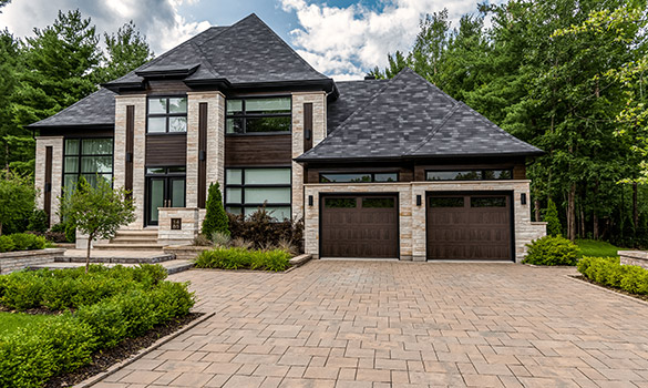 Stamped Shaker Garage Doors